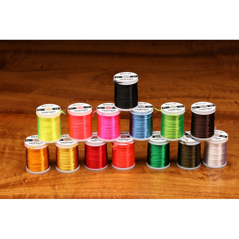 VEEVUS FLOSS||11 Black||127 Flo Chartreuse||129 Flo Fire Orange||133 Flo Hot Pink||137 Flo Orange||165 Gray||263 Olive||310 Red||377 White||40 Brown