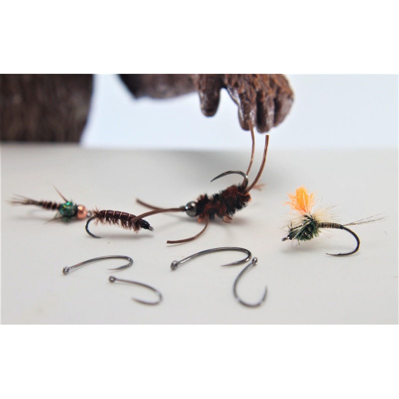 Barbless Curved Nymph Hook|14|12|10