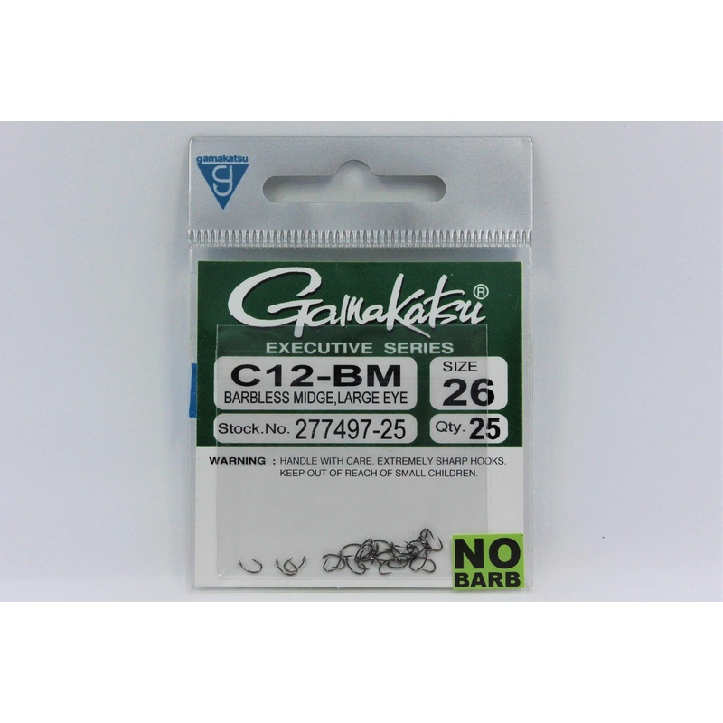 Gamakatsu Barbless Large Eye Midge