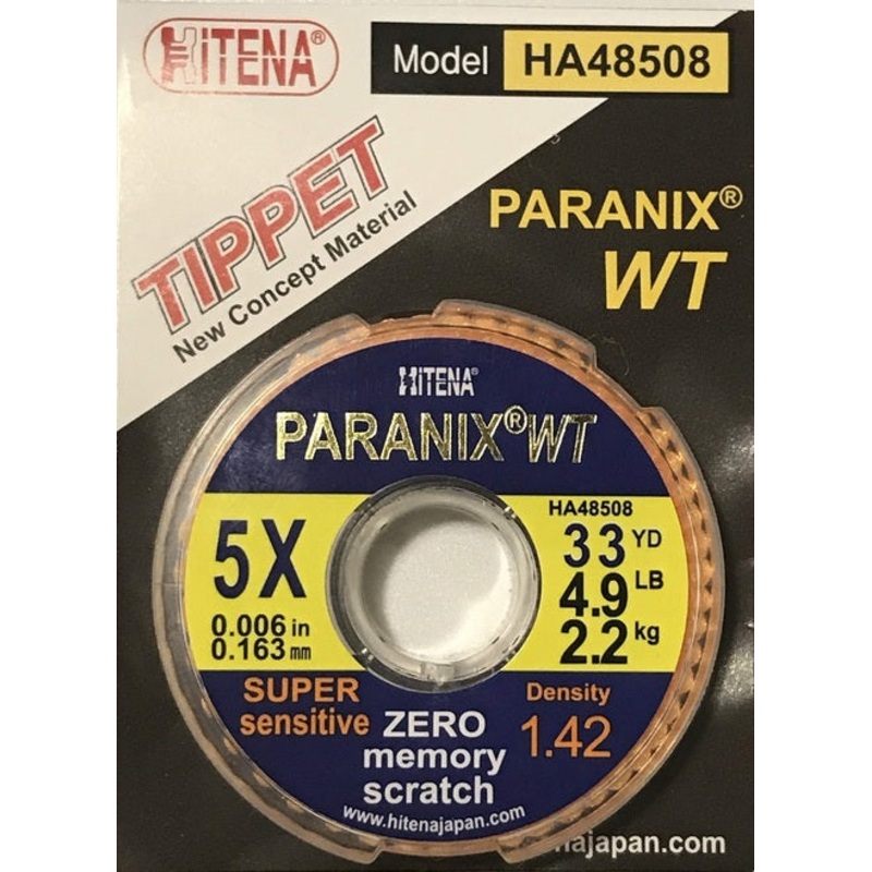 Hitena Paranix WT Tippet|2x|3x|4x|5x|6x|7x|7.5x|8x|9x|10x|13x
