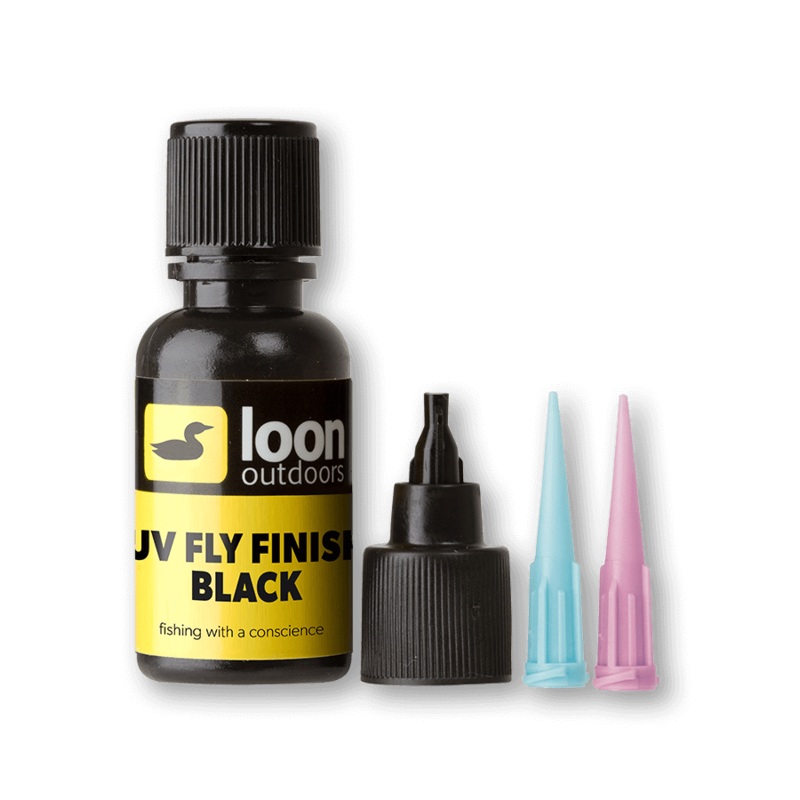Loon Colored UV Fly Finish|Black