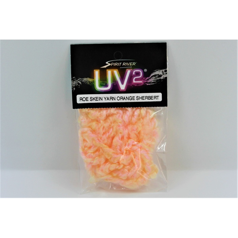 UV2 Roe Skein Yarn Orange Sherbert