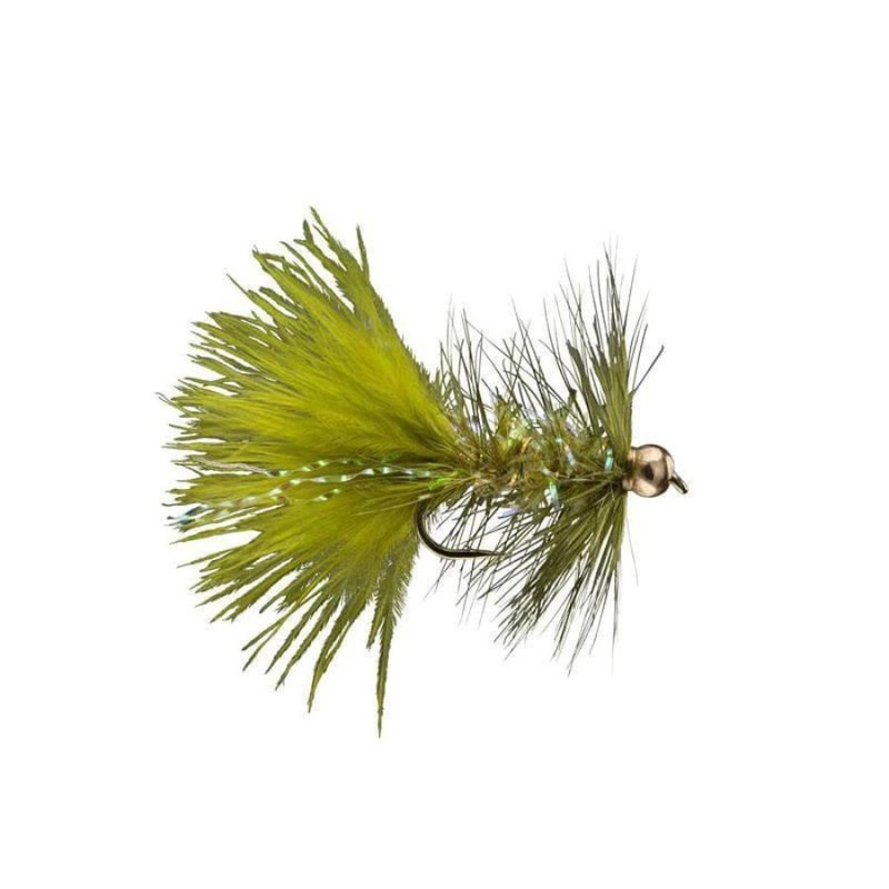 Bead Head Crystal Bugger – Olive