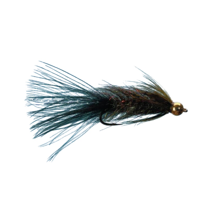 Bead Head Mini Leech – Black – Size 10
