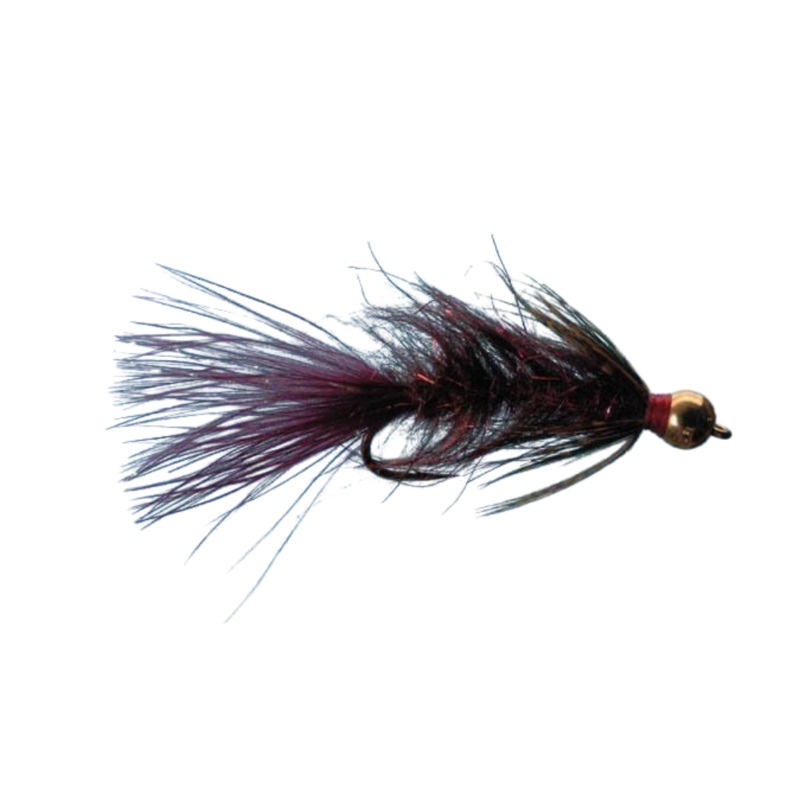 Bead Head Mini Leech – Wine – Size 10