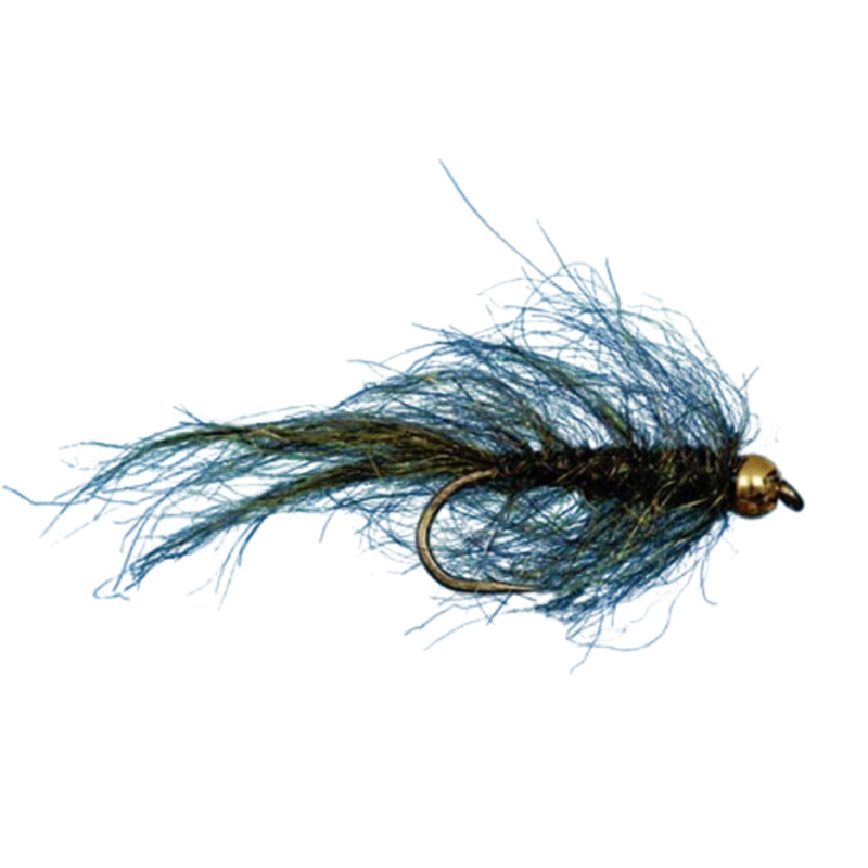 Bead Head Simi Seal Leech – Peacock – Size 10
