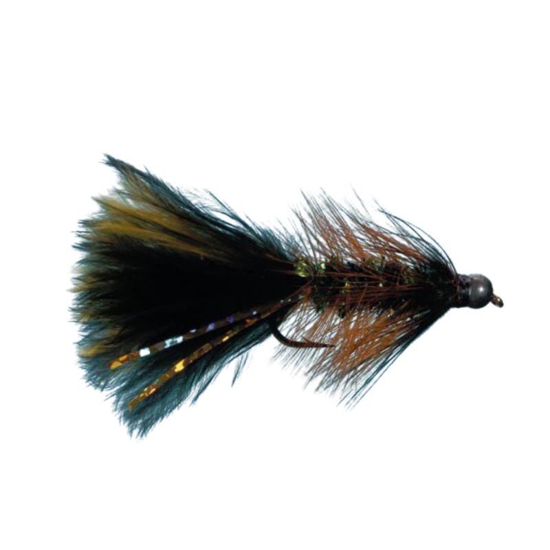 Black Bead Head Pop’s Bugger – Black