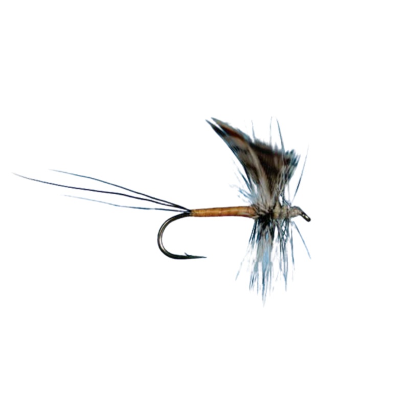 Brown Drake Hackled Spinner – Size 10
