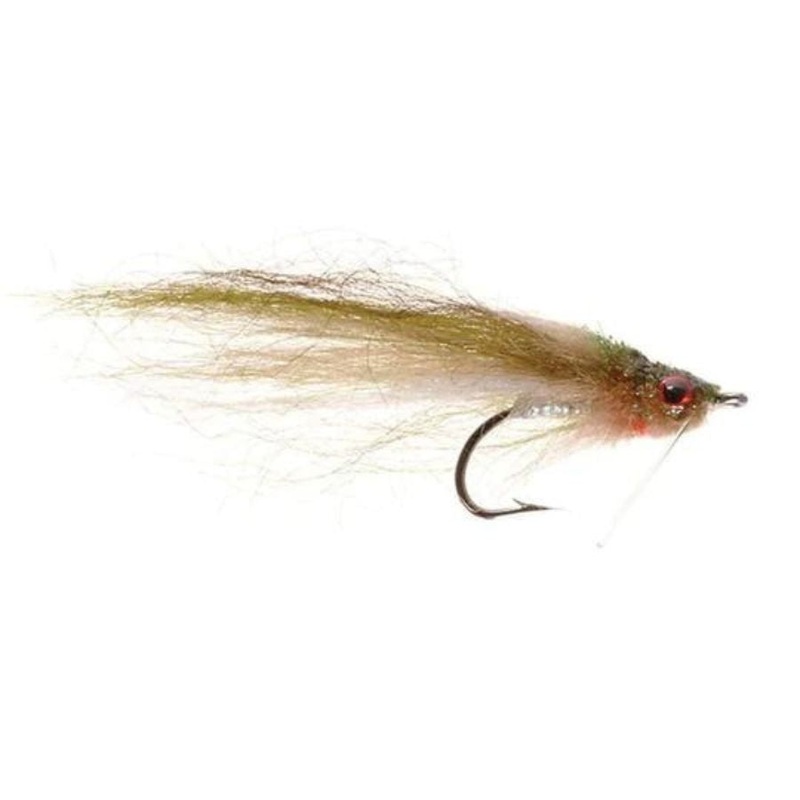 Glades Minnow – Olive/Gray – Size 2