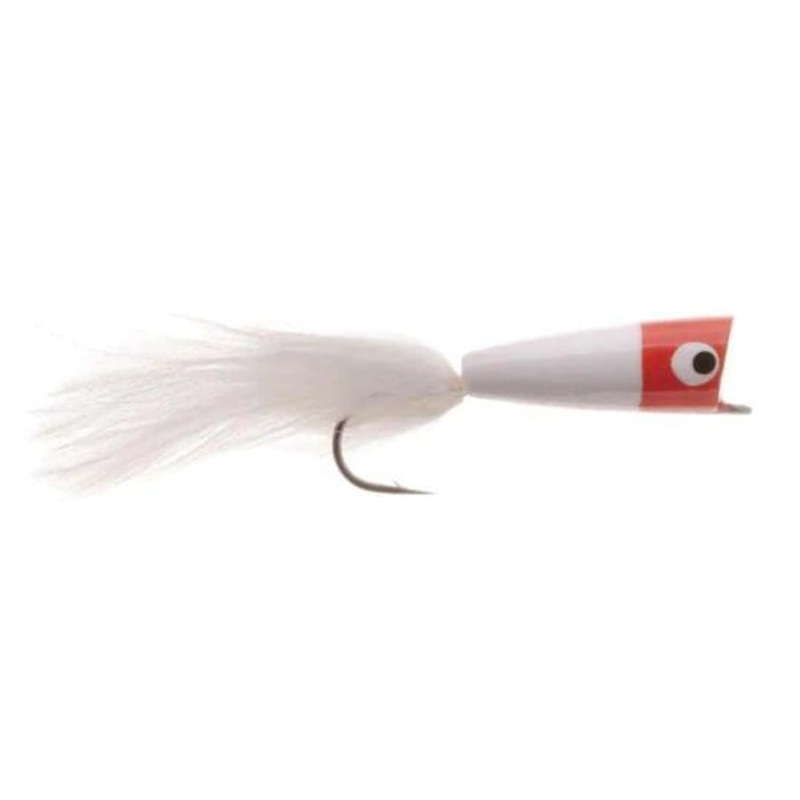 Saltwater Popper – Red/White – Size 2/0