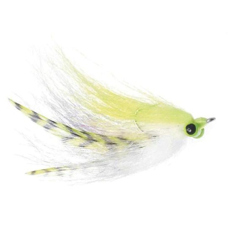 Stay Hungry Streamer – Chartreuse/White – Size 2