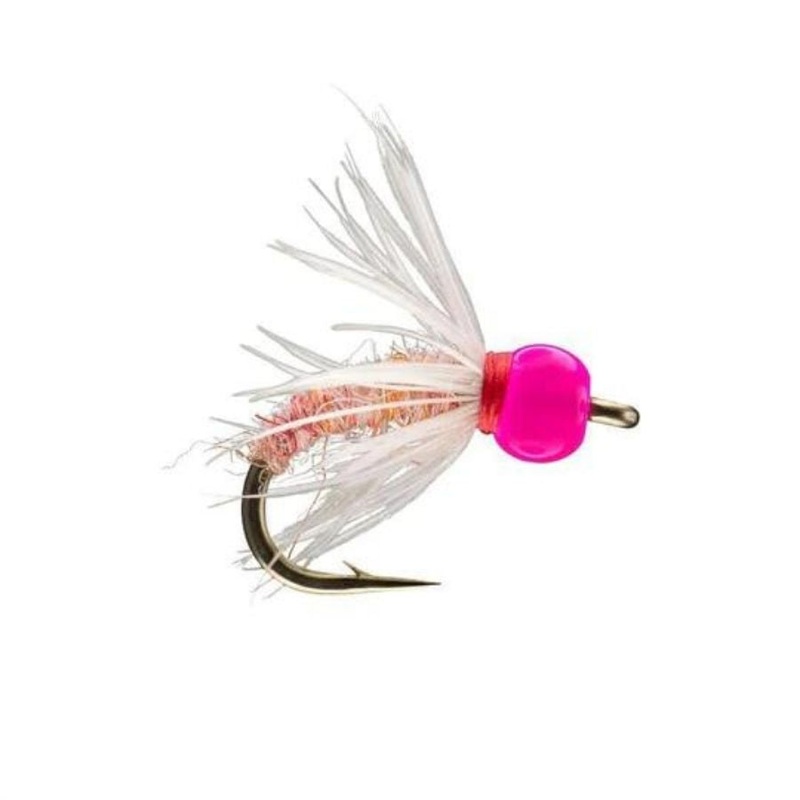 Tungsten Bead Soft Hackle Sow Bug – Pink