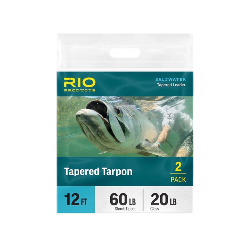 RIO Tapered Tarpon 12′ Leader –  2 Pack