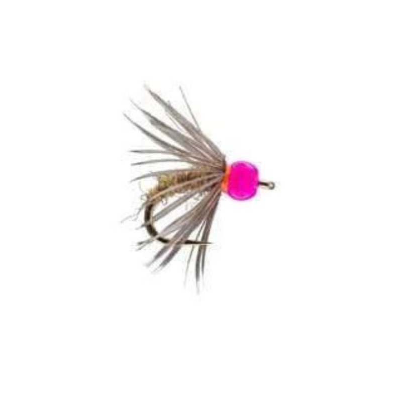 Tungsten Bead Sowbug Soft Hackle – Tan/Pink