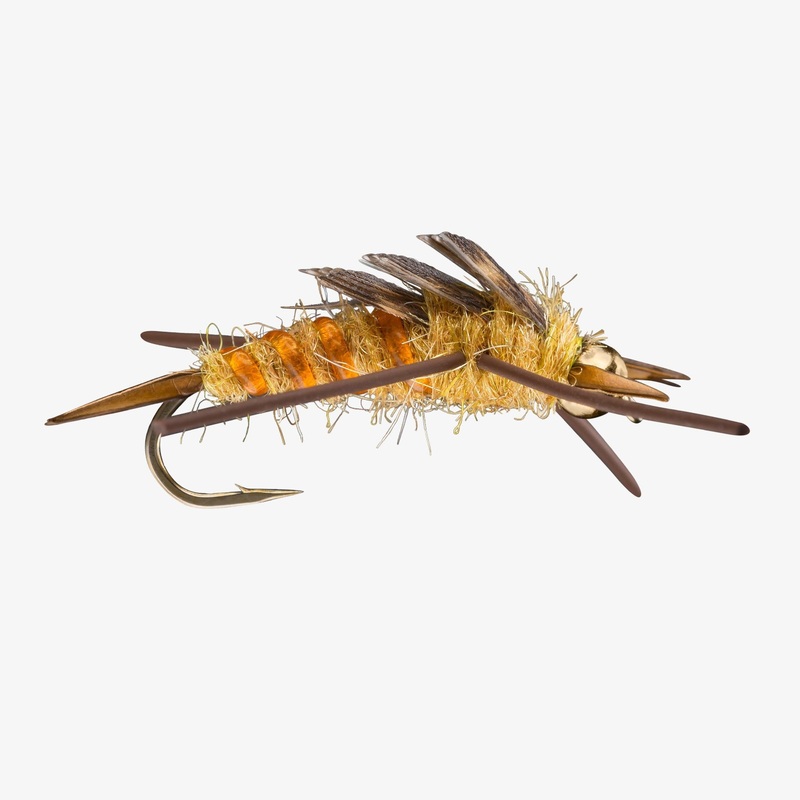 Bead Head Rubberleg – Golden Stone -Size 8