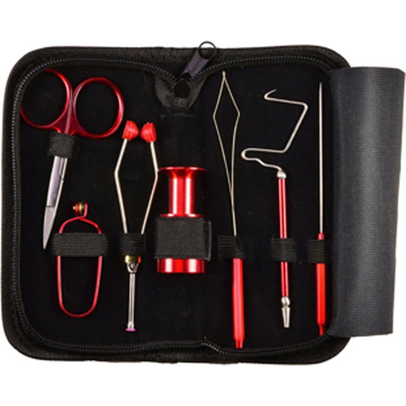 DREAMSTREAM 7PC TIE SET RED