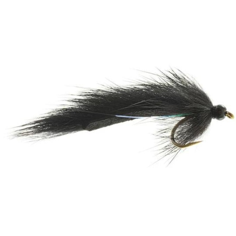 Pine Squirrel Leech – Black – Size 12