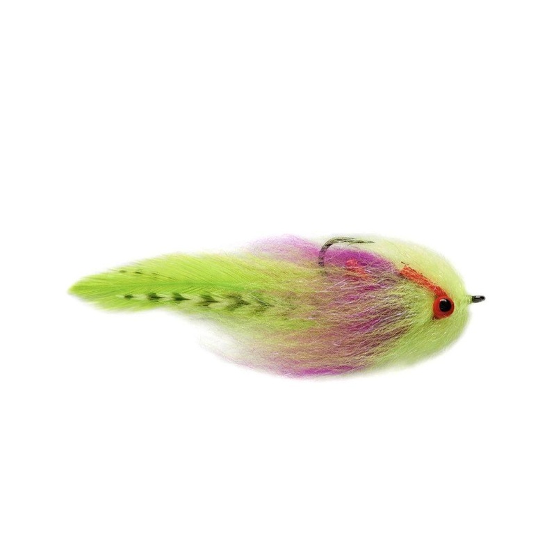 Sandbar Mullet – Chartreuse/Purple – Size 1/0