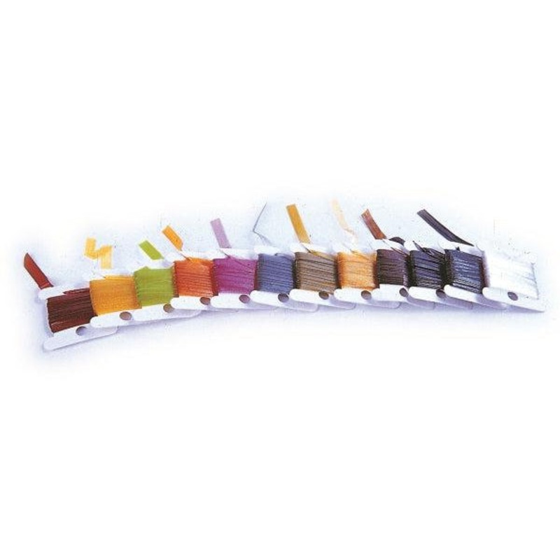 Stretch Flex|Dark Reddish Brown|Olive|Chartreuse|Red|Brown|Black|Clear|Orange|Golden Stone|Pink|Gray|Yellow|1/8″