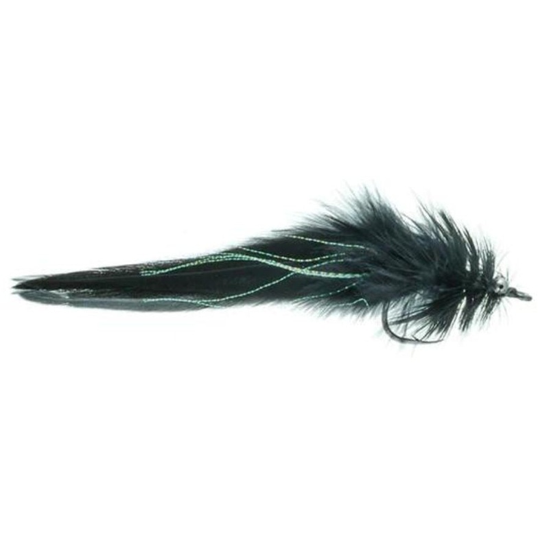 Pike Snake – Black – Size 3/0|Size 3/0