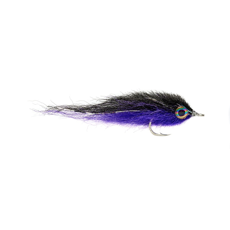 Salty Mullet – Black/Purple|Size 1/0|Size 2/0