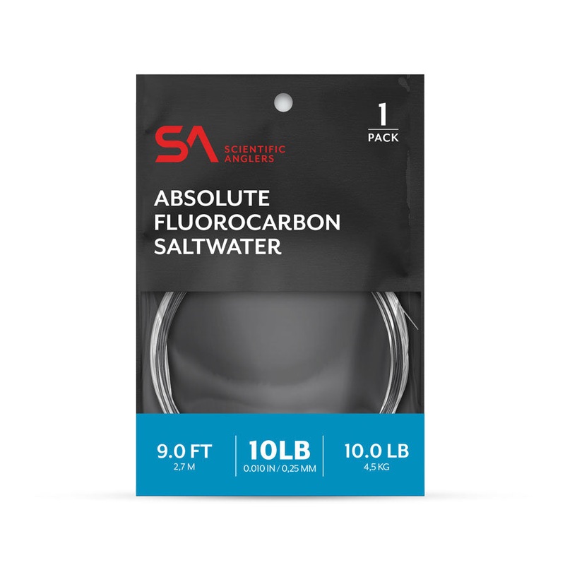 Scientific Anglers Absolute Fluorocarbon Saltwater 9′ Leader
