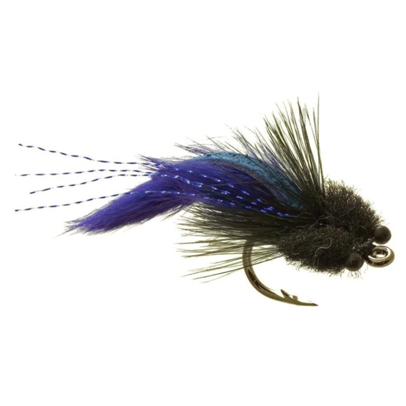 Tarpon Toad – Purple/Black – Size 1/0