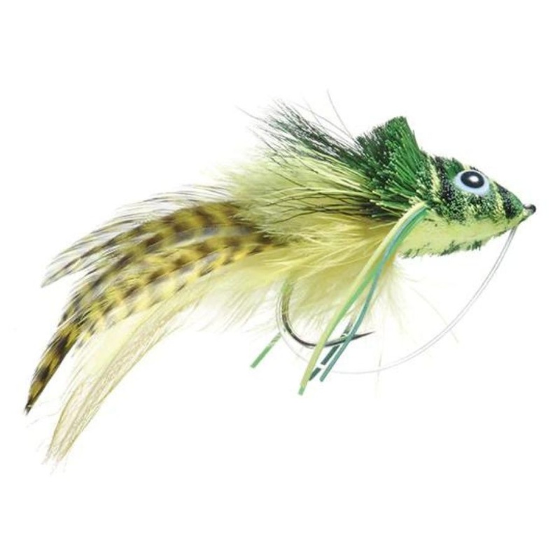 Umpqua Swimming Frog – Yellow Belly – Size 2