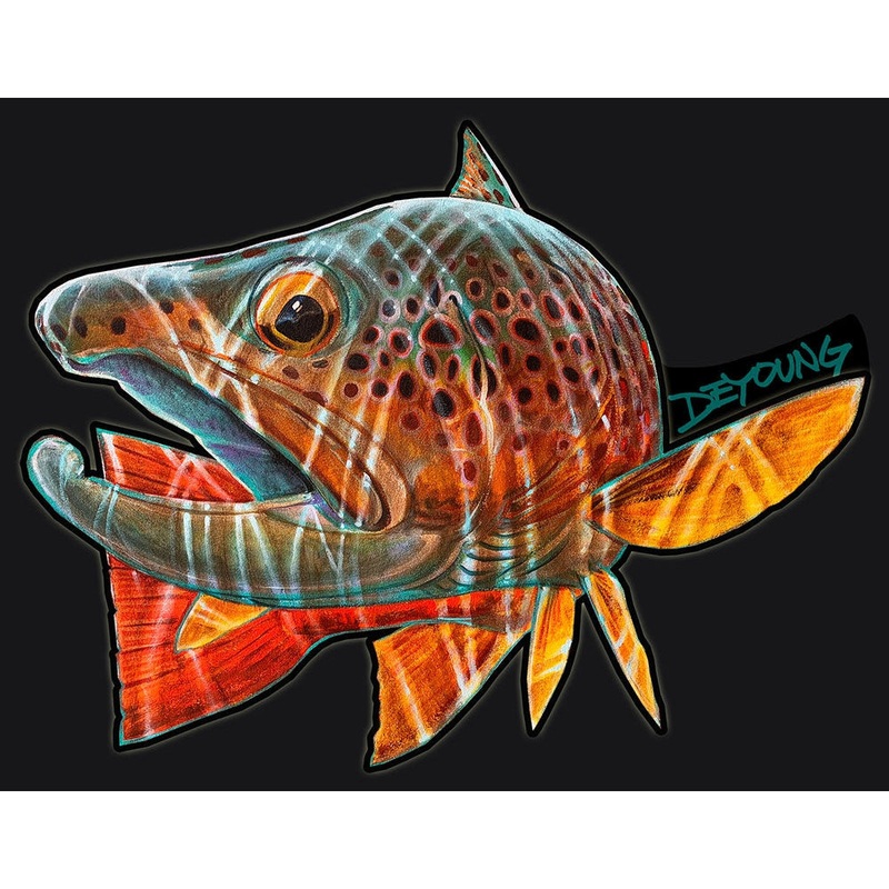 DeYoung Brown Pursuit Cutout – Decal