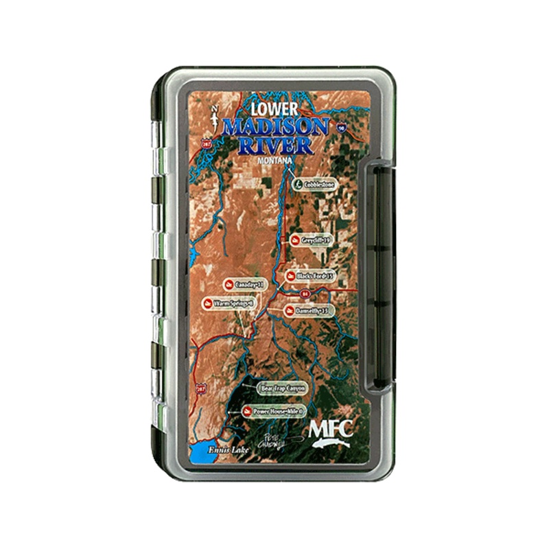 MFC Waterproof Fly Box – Lower Madison Map