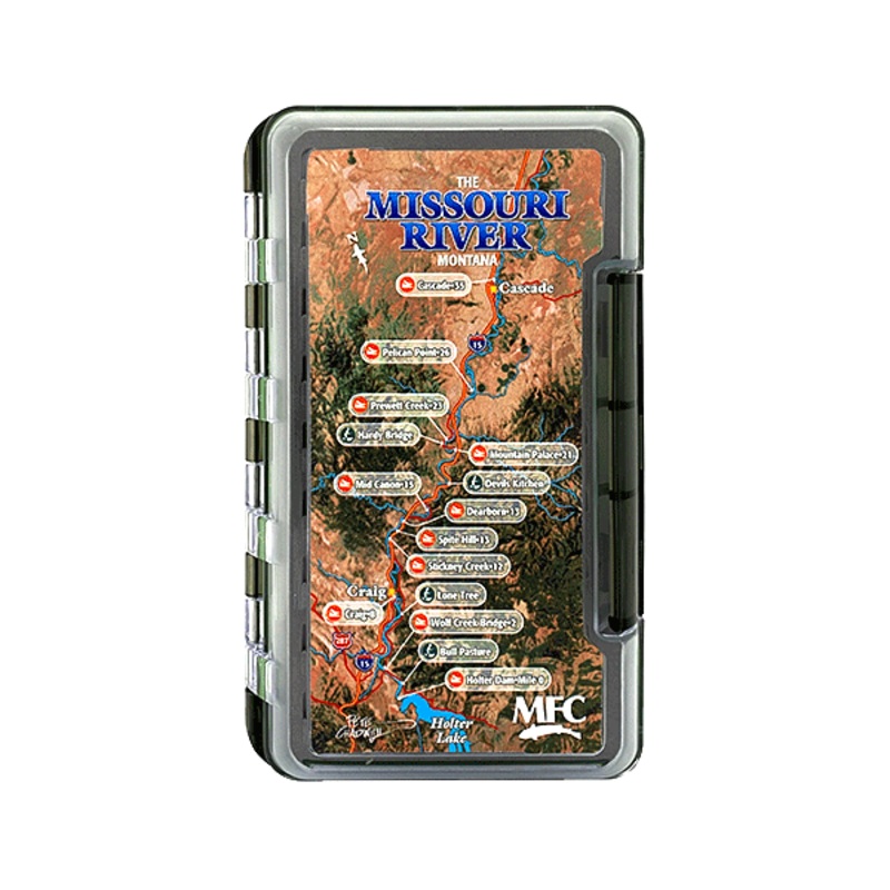 MFC Waterproof Fly Box – Missouri River Map
