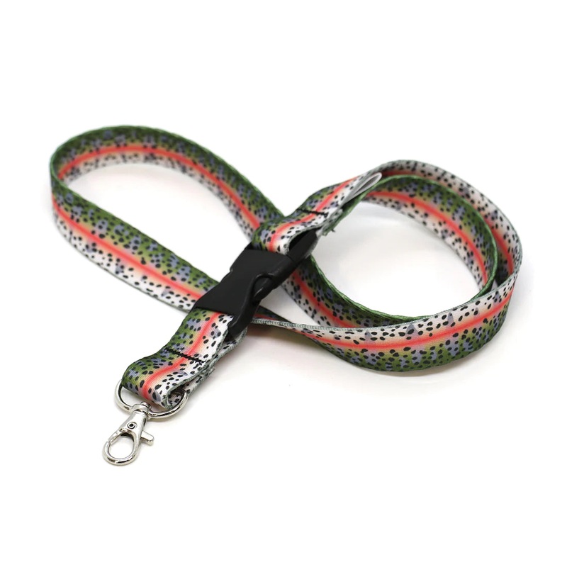 RepYourWater Rainbow Trout Skin Lanyard