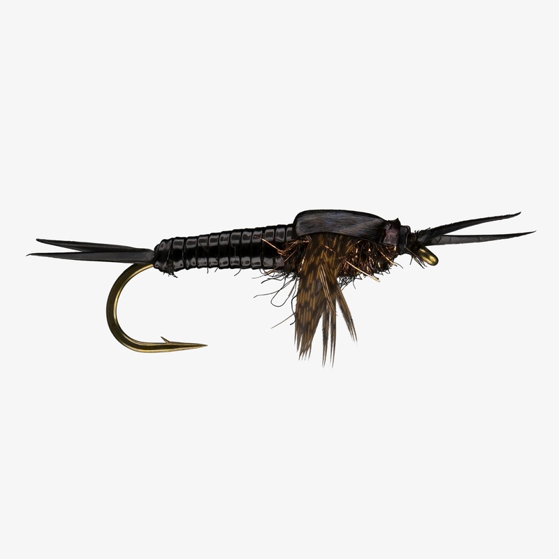 Vinyl Stone Nymph – Black – Size 8