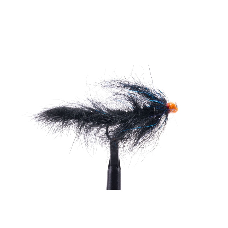 Balanced Squirrel Leech – Black (Hot Bead) Size – 12