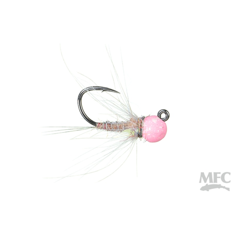 Keller’s Peach Fuzz – Rainbow (Light Pink Bead) – Size 14