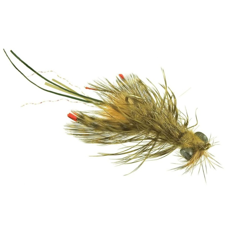 Near Nuff Crayfish – Dirty Olive – Size 6