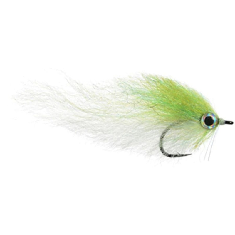 Umpqua Baitfish – Chartreuse/White – Size 2/0