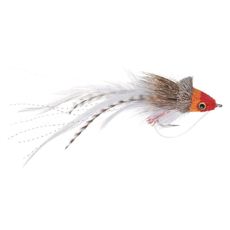 Umpqua Swimming Baitfish – Red/White – Size 1/0