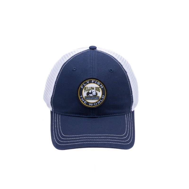 Yellow Dog Trucker Navy/White FFTW Logo