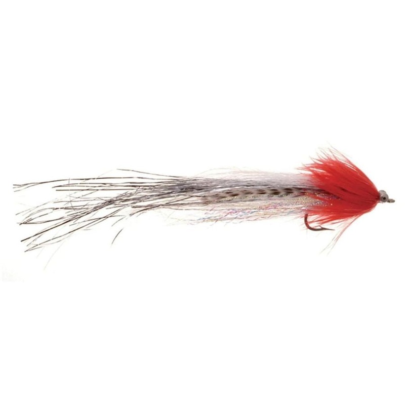 Flashtail Whistler – Red/White – Size 3/0