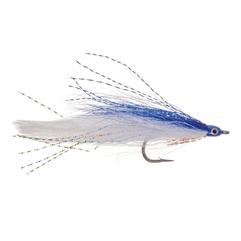 Umpqua Deceiver – White/Blue|Size 2|Size 2/0
