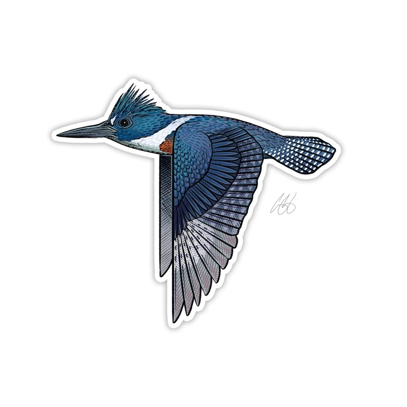 Underwood Kingfisher Sticker