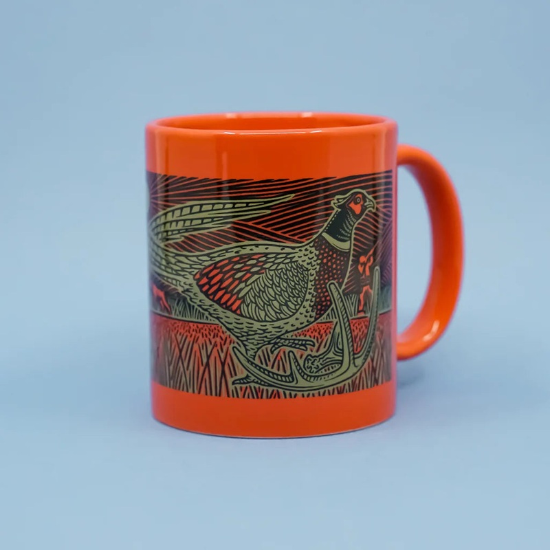 Underwood Ringneck Mug – Orange – 11 oz