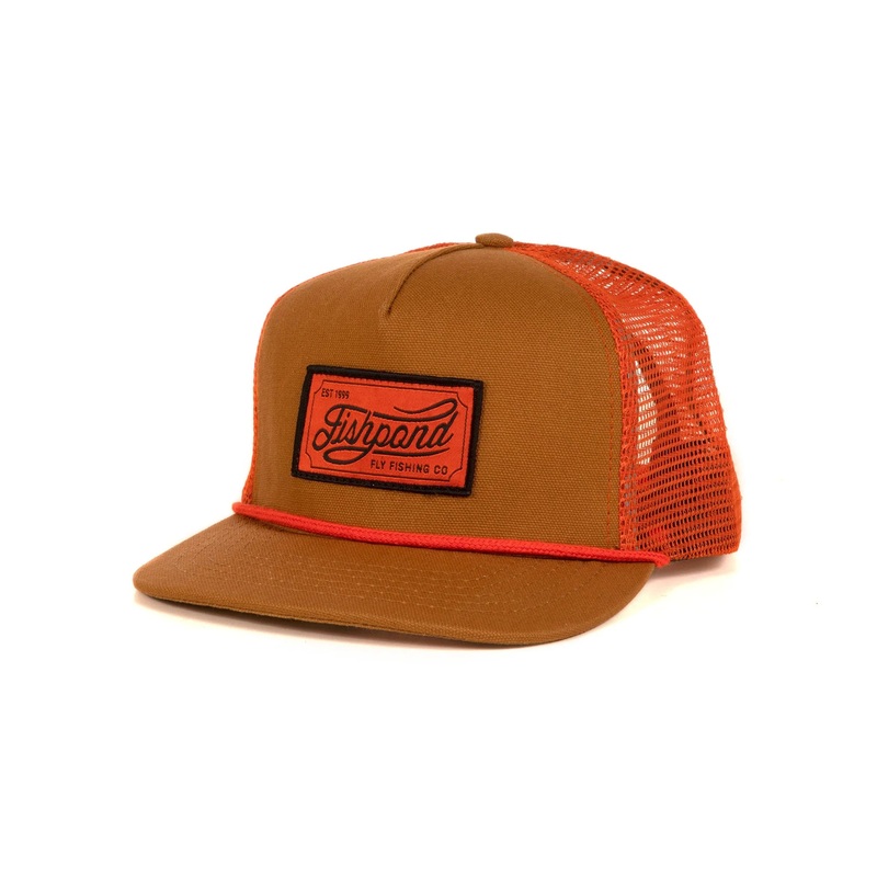 Fishpond Heritage Trucker Hat – Sandbar/Orange