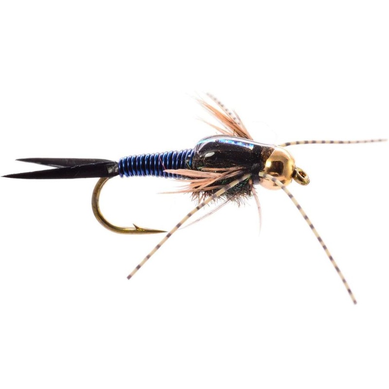 Rubberleg Steelhead Copper John – Blue – Size 10