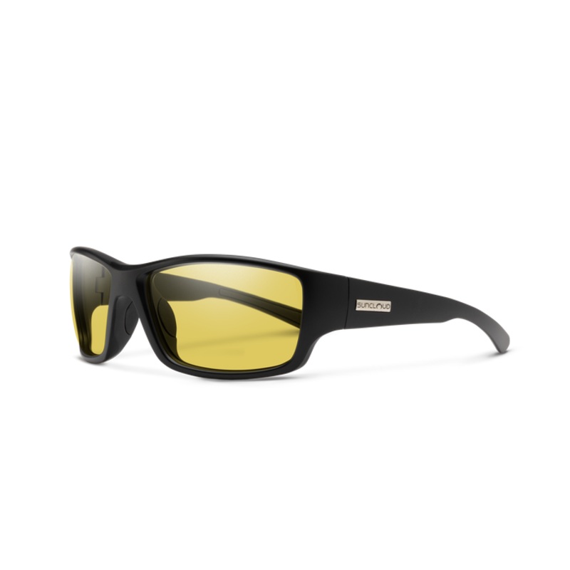Suncloud Hull Matte Black / Polarized Low Light Yellow