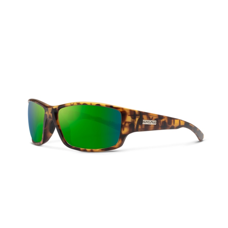 Suncloud Hull Matte Tortoise / Polarized Green Mirror