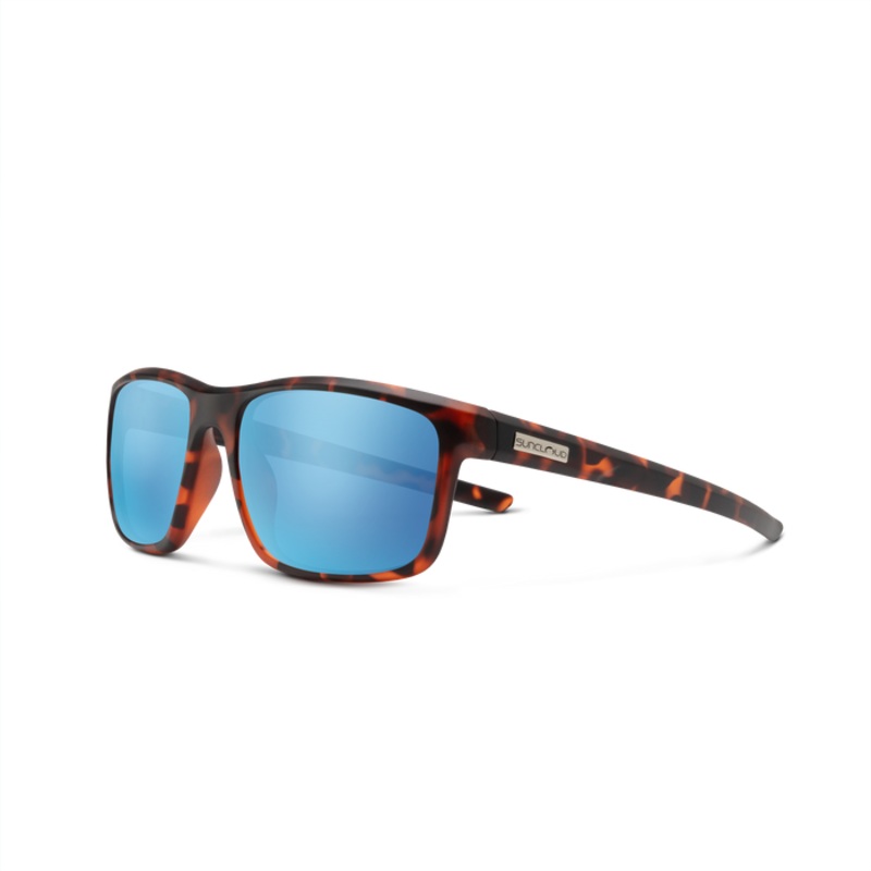 Suncloud Respek Matte Tortoise / Polarized Aqua Mirror