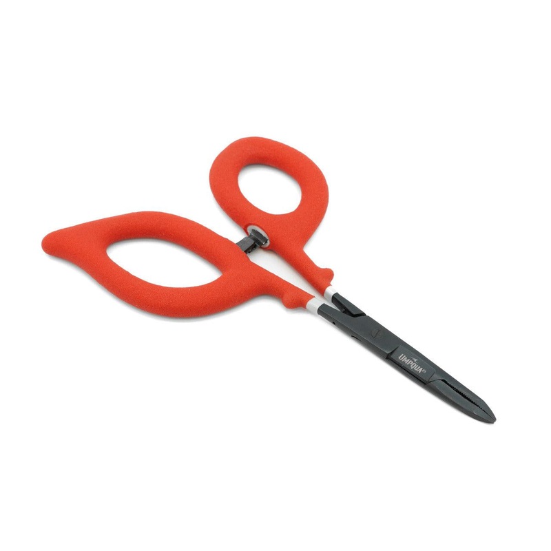 Umpqua River Grip PS Scissor Clamp Straight 6 – Red