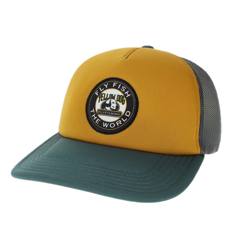 Yellow Dog Trucker Hat – Bronze/Pine